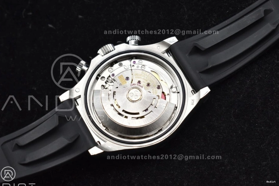 on SA4130 Rubber Strap 116519 Edition QF Daytona Gray Dial Best 1:1 Oysterflex 1110